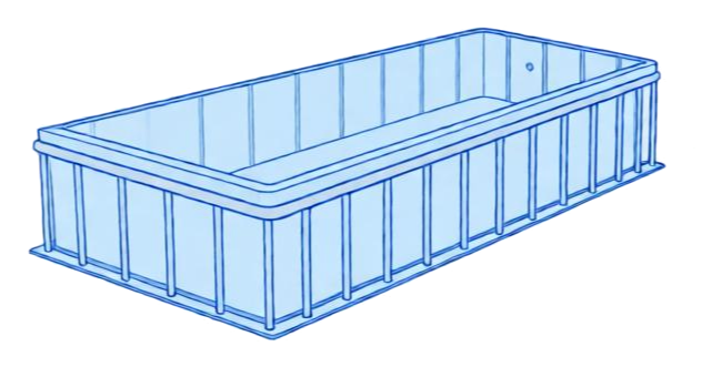 Hranatý|Rectangular|Rechteckig